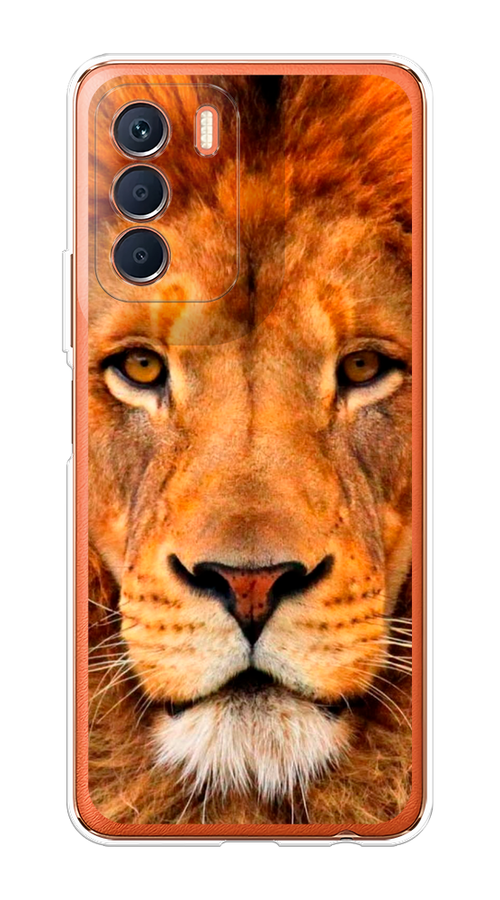 

Чехол на Infinix Zero 5G 2023 "Благородный лев", Оранжевый, 3104450-1