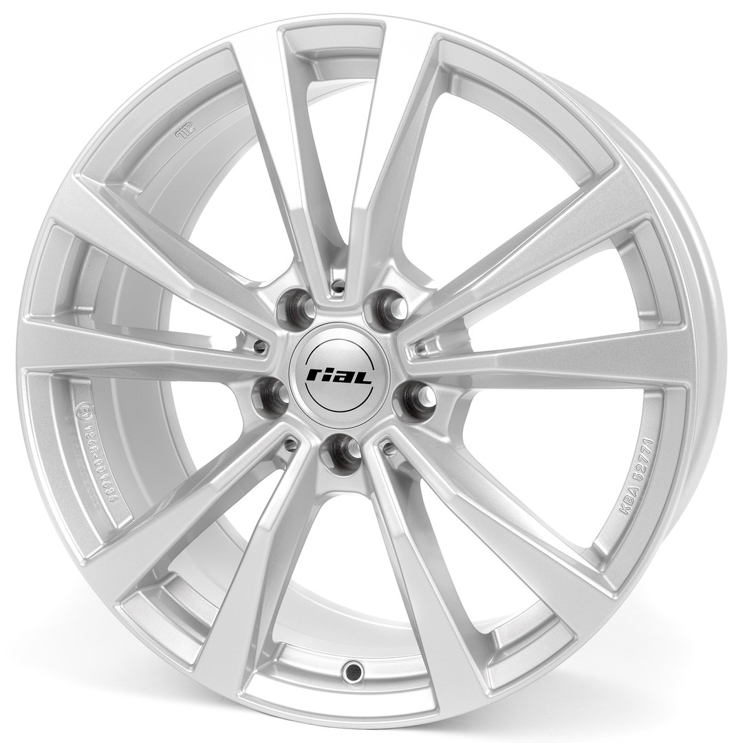 фото Диски r19 5x112 8j et43 d66,5 rial m12 polar silver