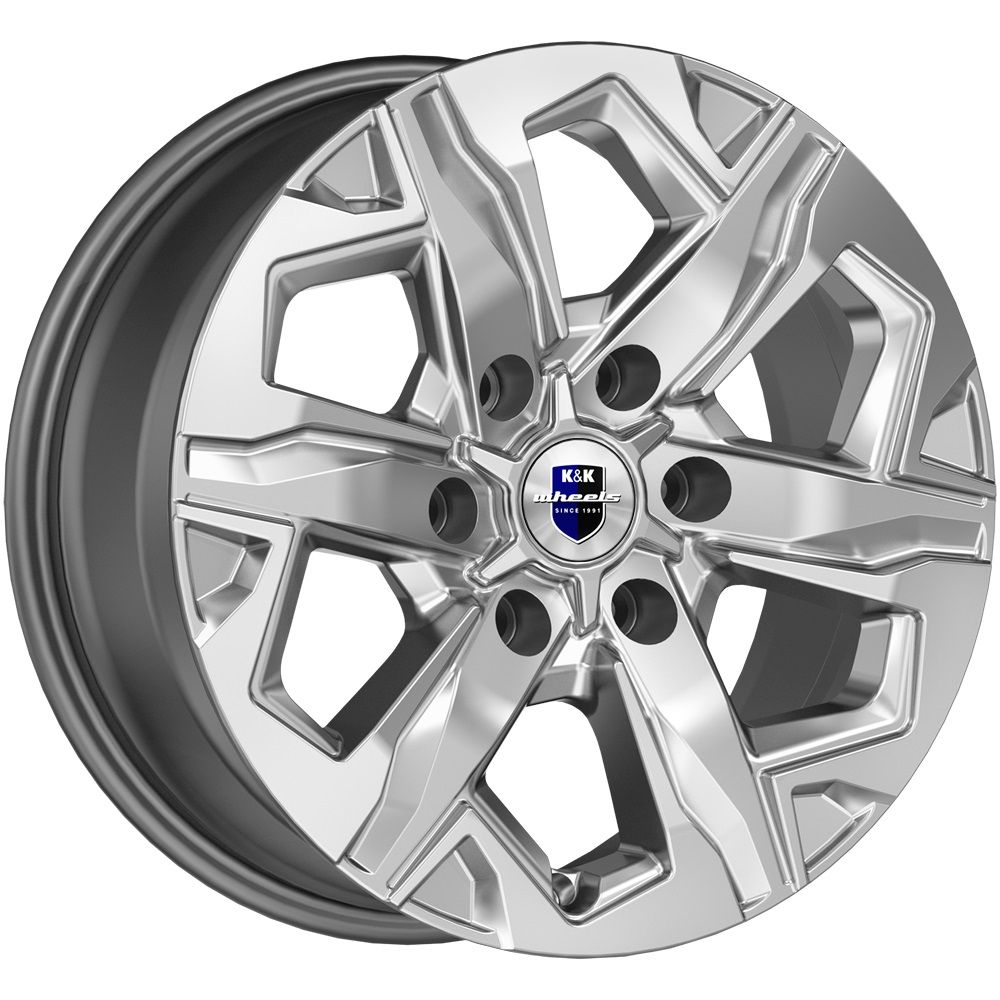 

Колесный диск K&K Тейт 7.5x17 ET36 6x139.7 D100.1 Дарк платинум, арт. 82190, Тейт