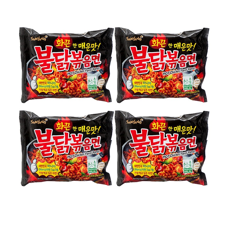 

Лапша Самянг быстрого приготовления с курицей острая (4 шт. по 140 г)