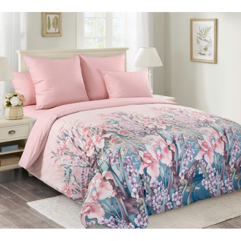 

Комплект белья Текс-Дизайн перкаль Ненаглядная размер 1.5 сп. арт. 229640, Ненаглядная