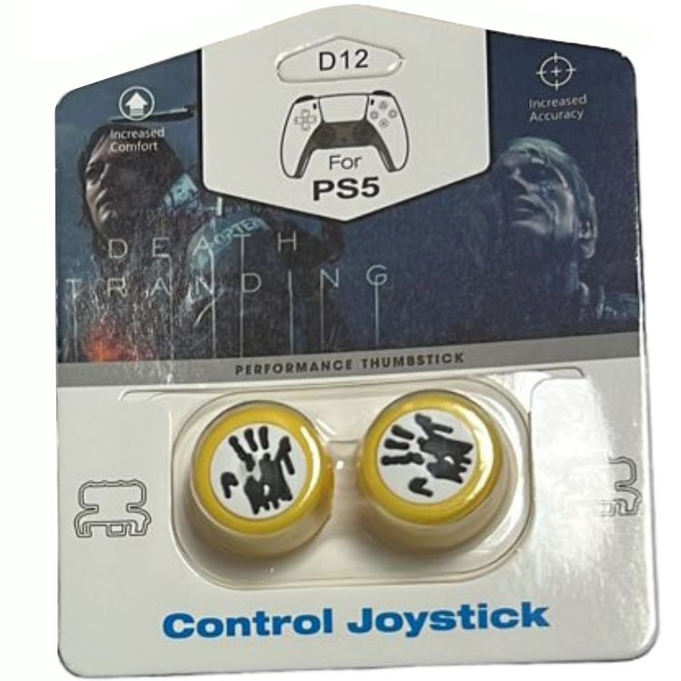 

Накладки на стики для геймпада DualSense/DualShock 4 DH Death Stranding\D12 (2 шт) Желтый, Белый;желтый;черный, DH Death Stranding\D12