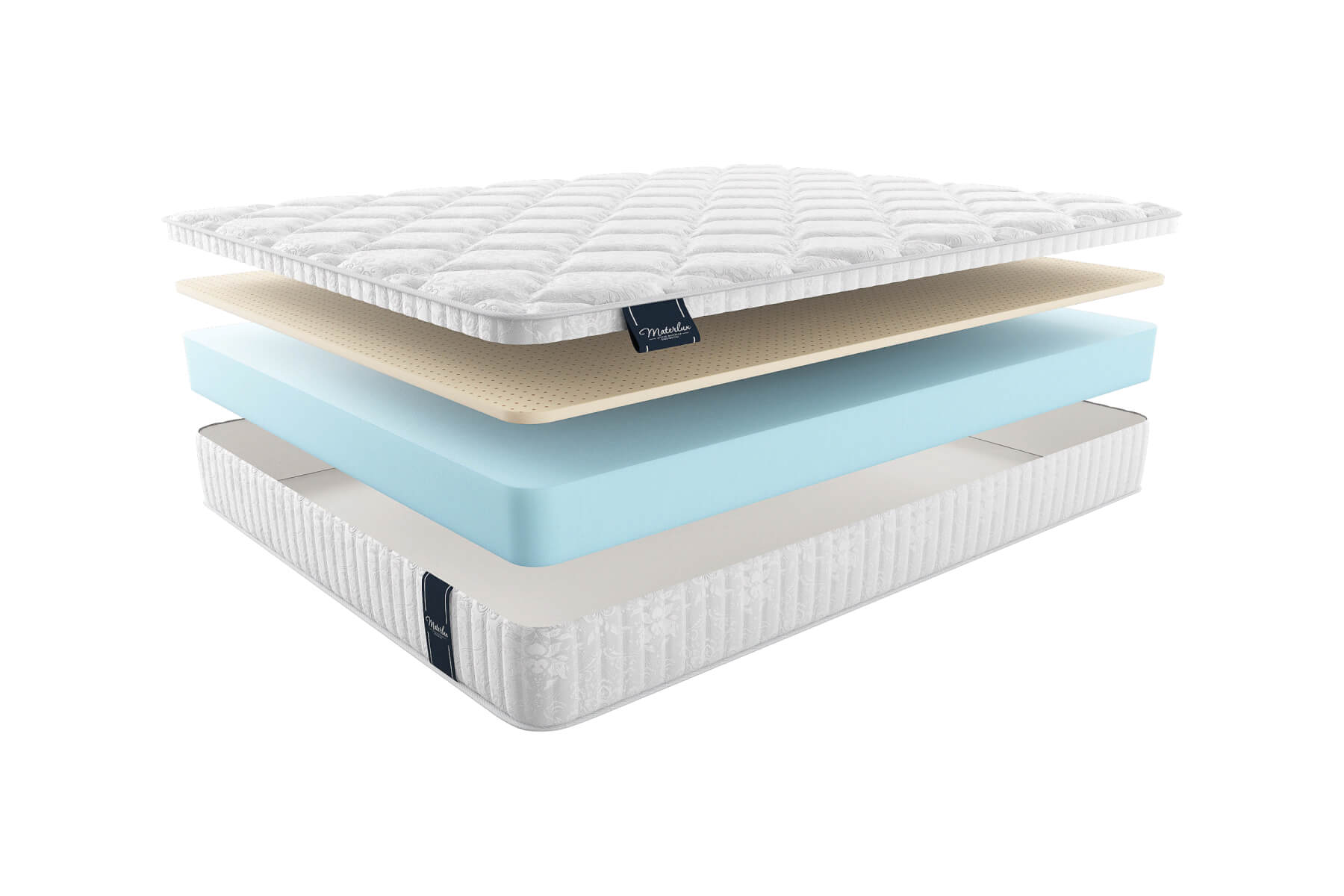 

Матрас MaterLux Camelia 140x190, Белый, CAMELIA