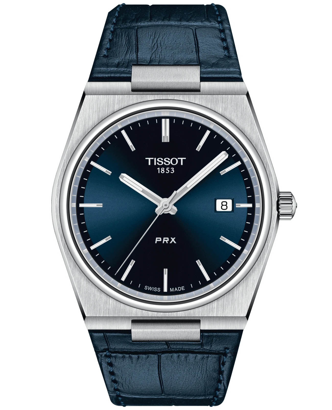 

Наручные часы мужские Tissot PRX T1374101604100 синие, PRX T1374101604100
