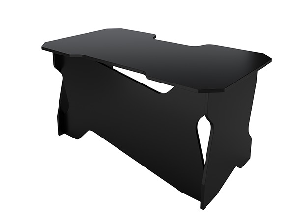 фото Игровой компьютерный стол rvg черный/черный 160 nobrand