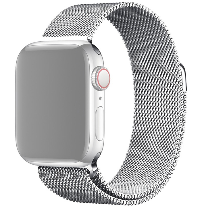 

Ремешок InnoZone APWTMS38-29 для Apple Watch 1-6/SE 38/40 мм Светло-серый