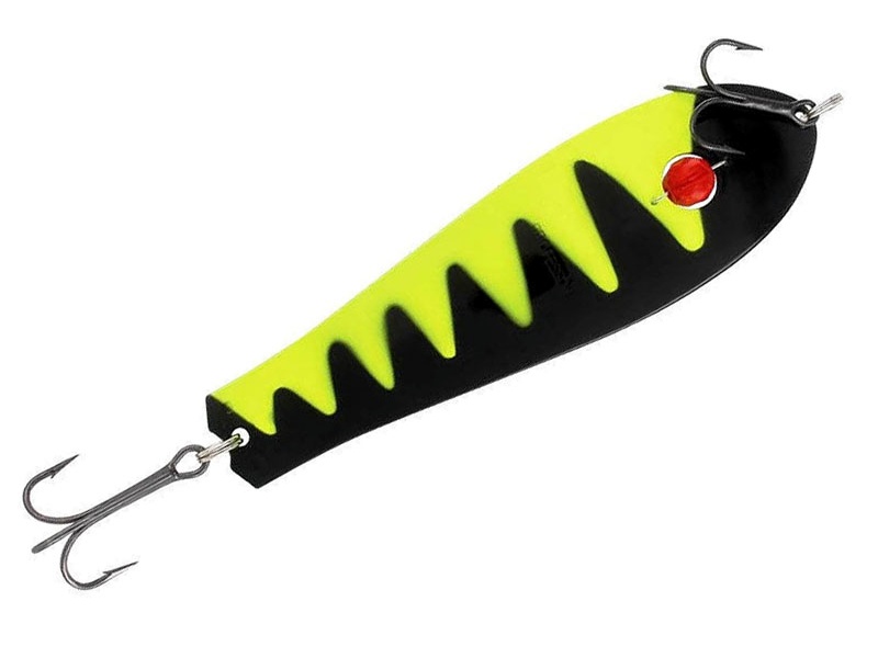 

Блесна колеблющаяся Kuusamo Professor 2 90/13 (бусинка) BL/FYe-S UV, Желтый;черный