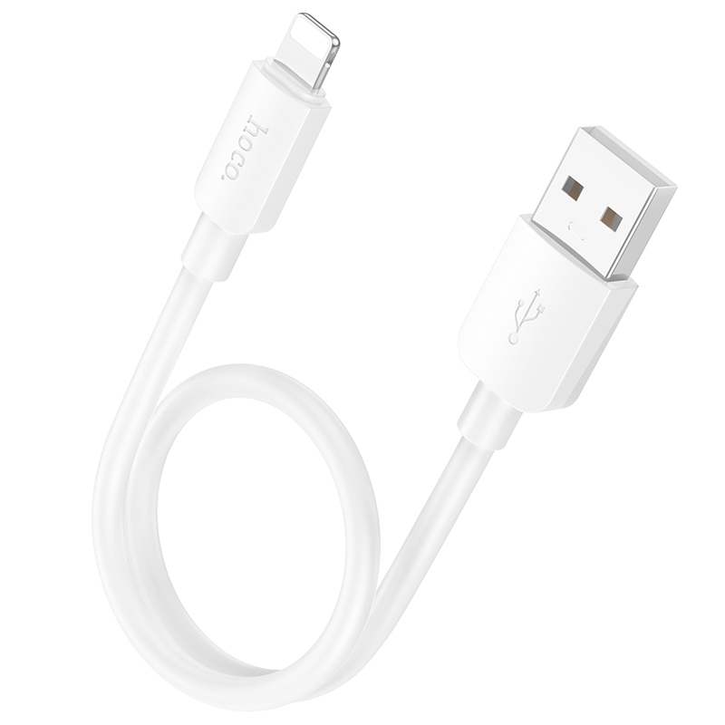 USB дата кабель Lightning, HOCO, X96, 0.25M, белый 600015878232