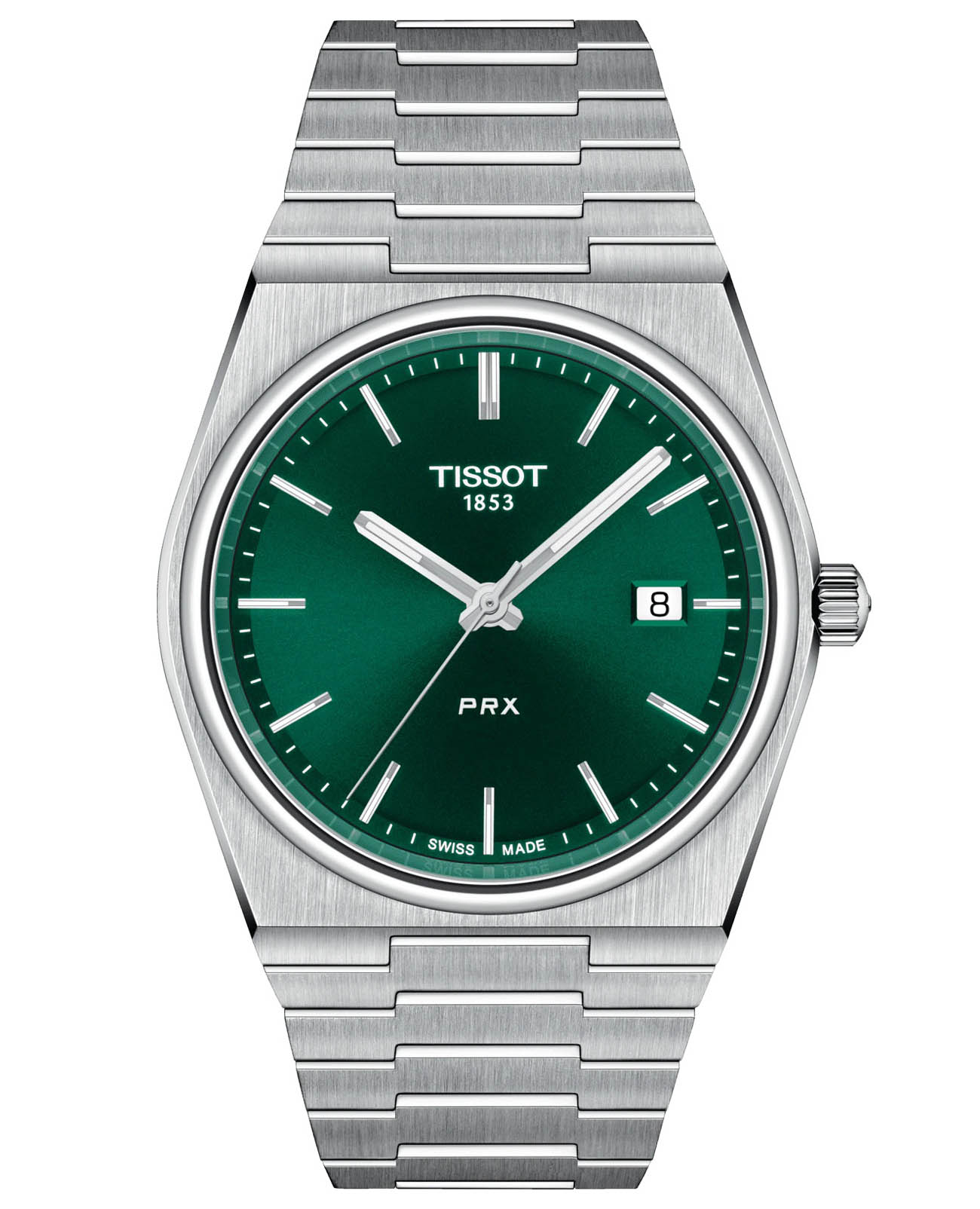 Наручные часы унисекс Tissot PRX T1374101109100 серебристые