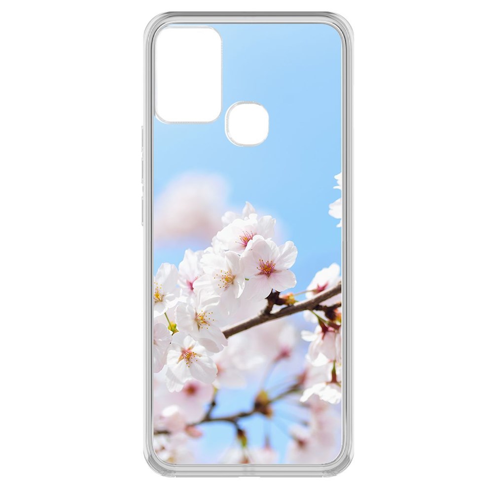 

Чехол-накладка Krutoff Clear Case Цветение для Infinix Hot 10 Play, Прозрачный
