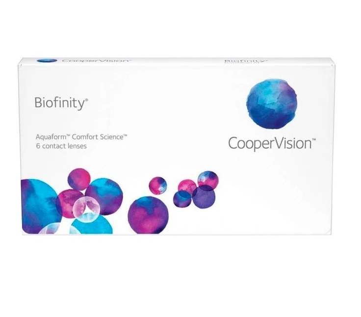 

Контактные линзы CooperVision Biofinity (6 линз / 8.6 / -1)