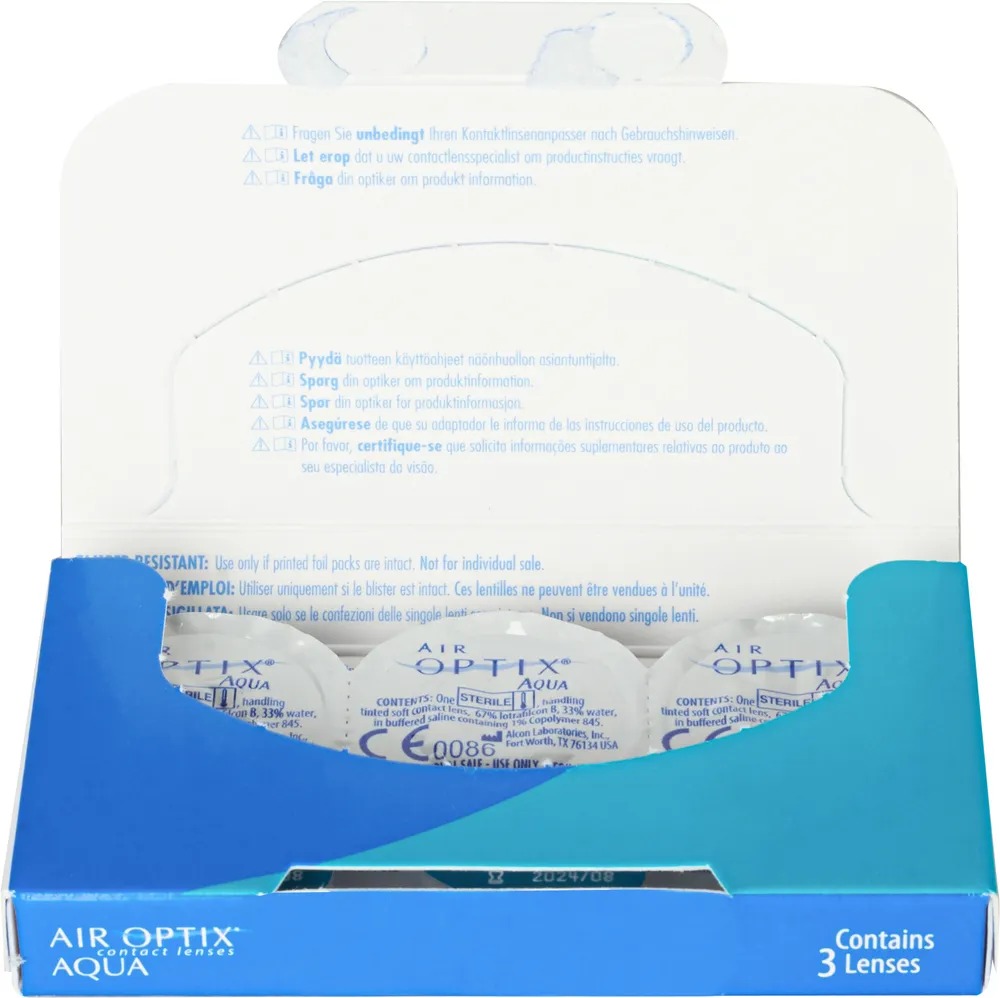 

Контактные линзы Alcon Air Optix Aqua (3 линзы / 8.6 / -1)