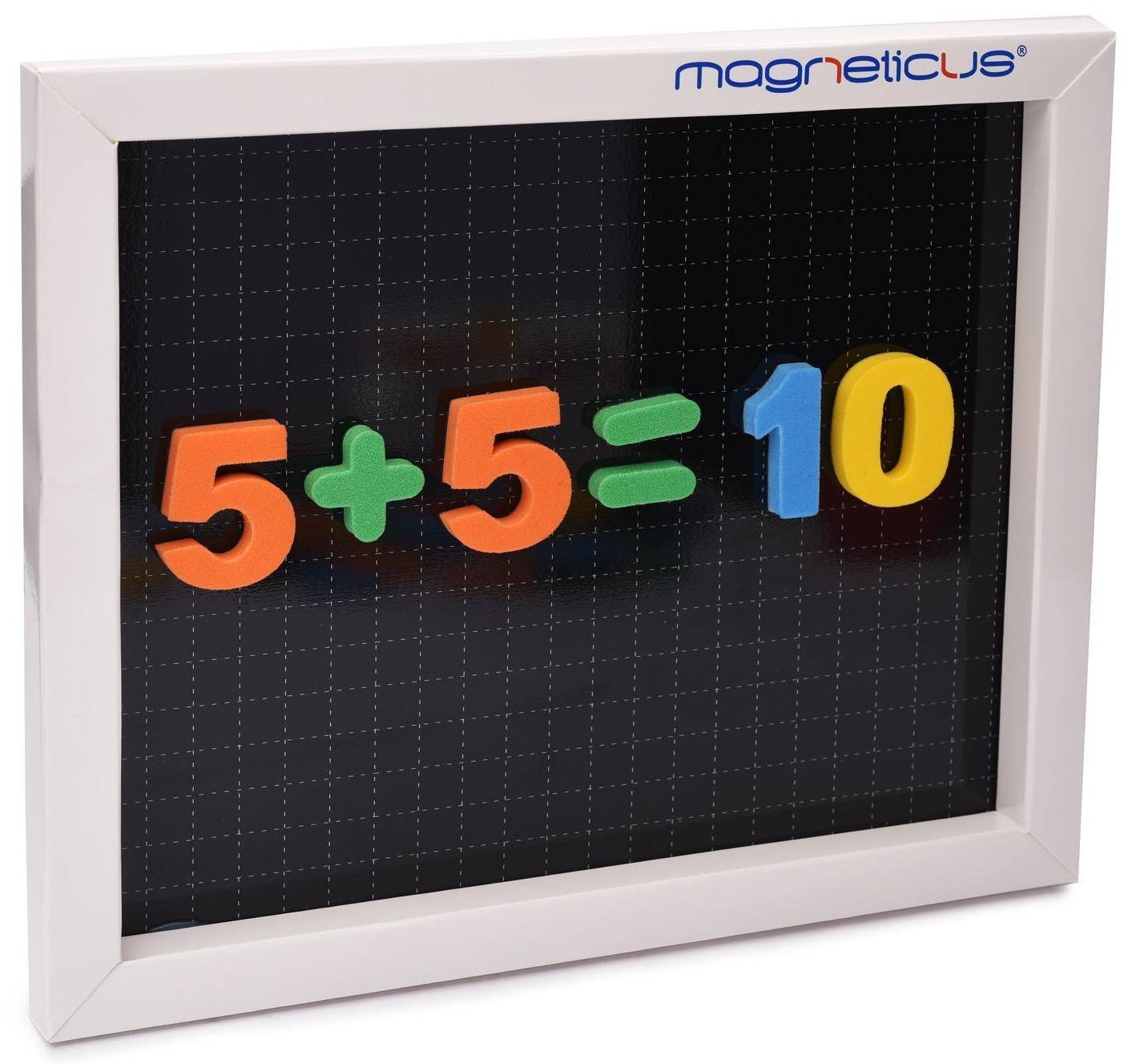 Игровой набор мягкие магнитные цифры магнитные задания