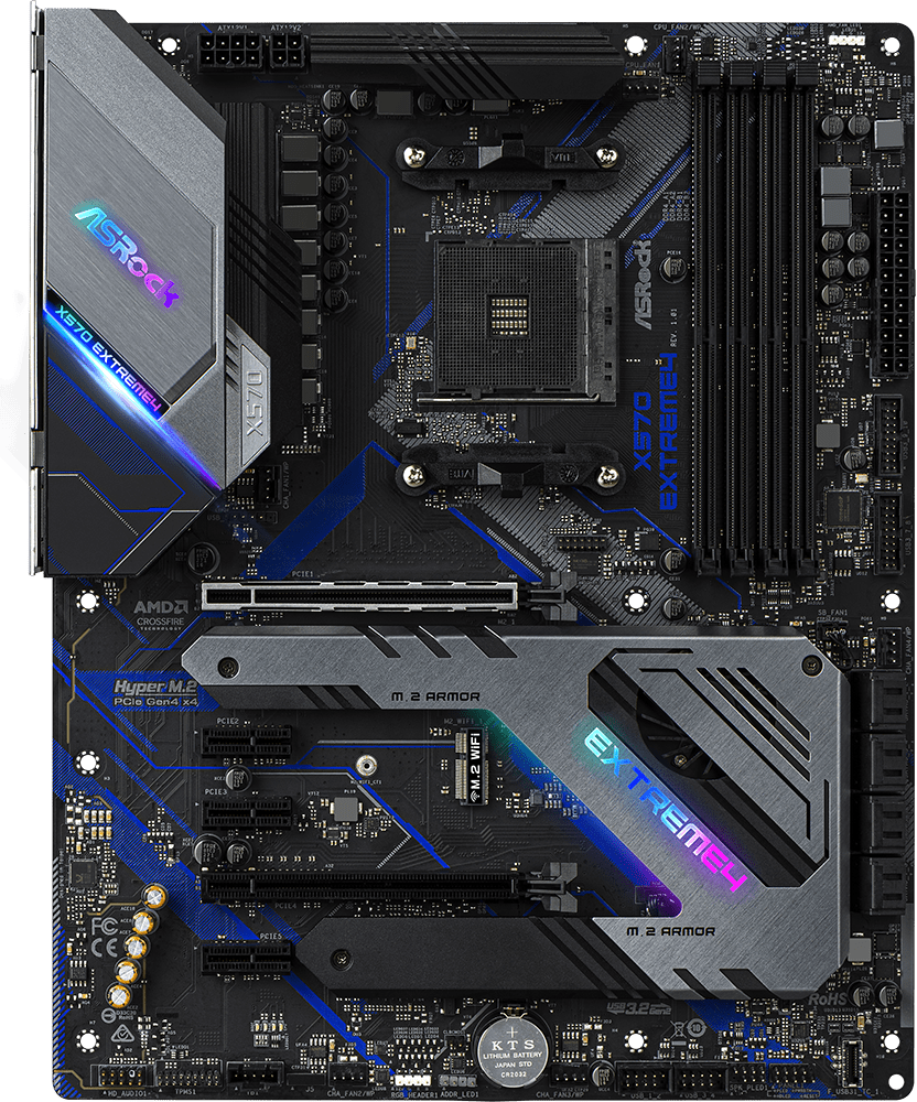 фото Материнская плата asrock x570 extreme4