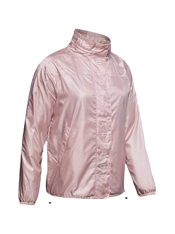 

Спортивная ветровка женская UA Recover Woven Iridescent Full Zip Jacket розовая XS, UA Recover Woven Iridescent Full Zip Jacket