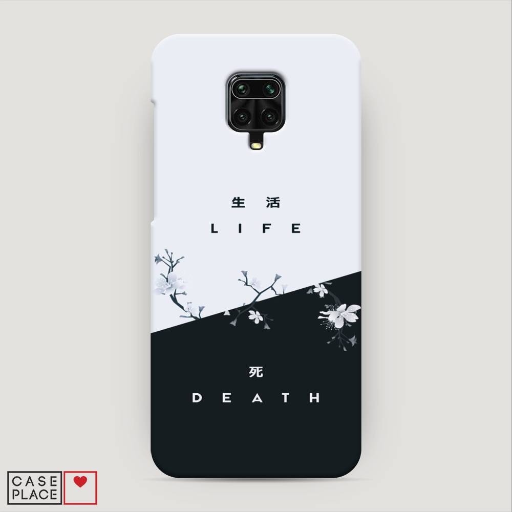 фото Пластиковый чехол "life and death" на xiaomi redmi note 9 pro awog