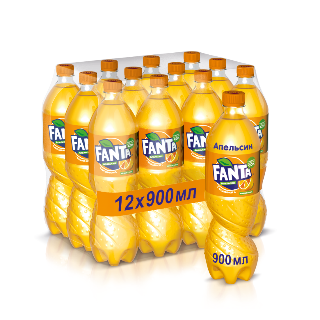 

Газированный напиток Fanta Апельсин 0,9 л