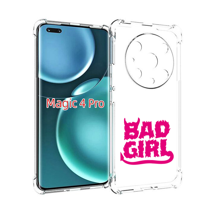 

Чехол MyPads плохая девочка для Honor Magic4 Pro, Прозрачный, Tocco