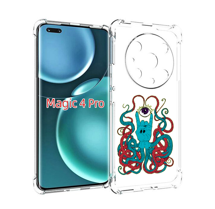 

Чехол MyPads осьминог-рука абстракция для Honor Magic4 Pro, Прозрачный, Tocco