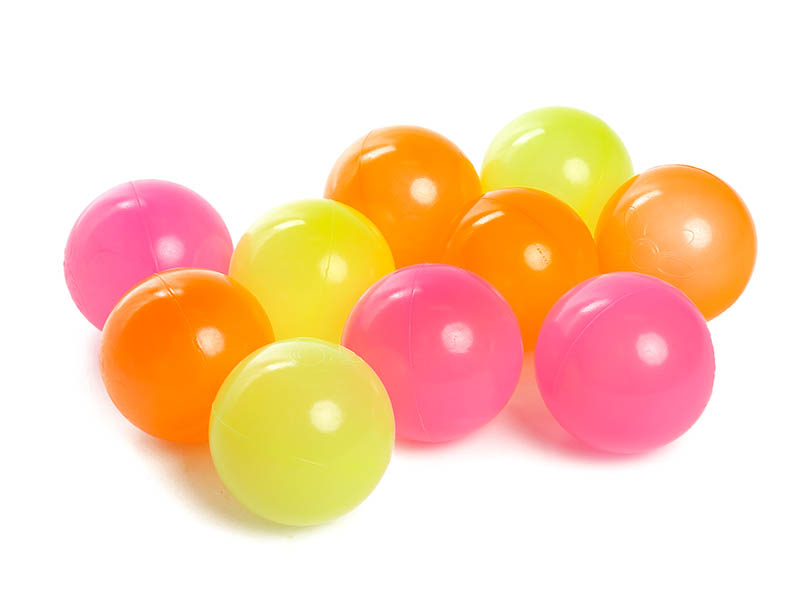 Набор шариков Крошка Я Флуоресцентные 7.5 см., 30 штук 3654493