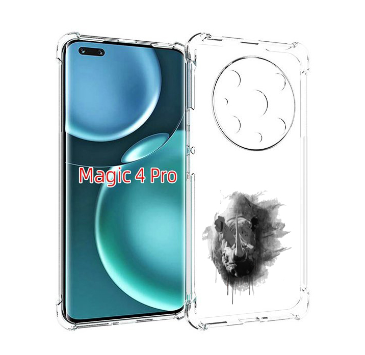 

Чехол MyPads носорог для Honor Magic4 Pro, Прозрачный, Tocco