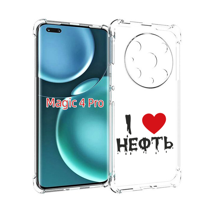 

Чехол MyPads нефть для Honor Magic4 Pro, Прозрачный, Tocco