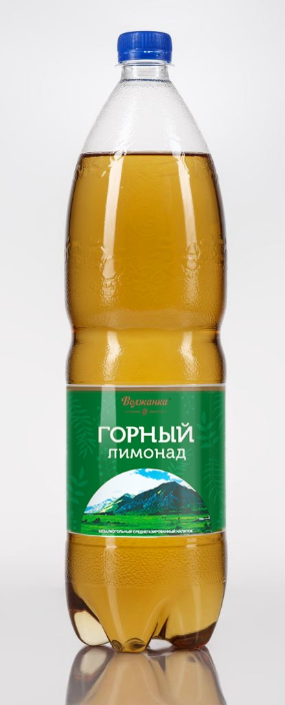 Газированный напиток Волжанка Горный лимонад 1,5 л