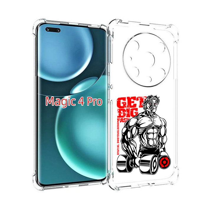 

Чехол MyPads накаченное тело для Honor Magic4 Pro, Прозрачный, Tocco