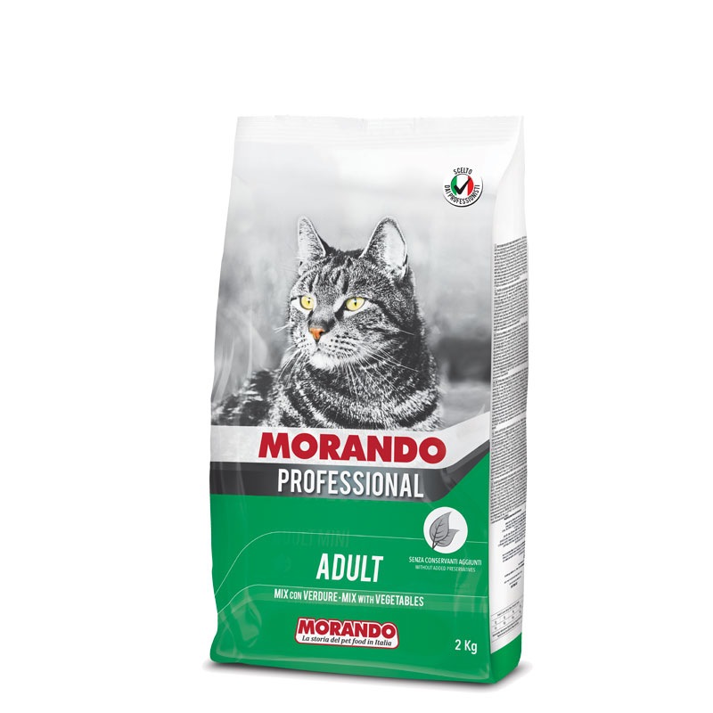 Сухой корм для кошек Morando Professional, овощи, 2кг