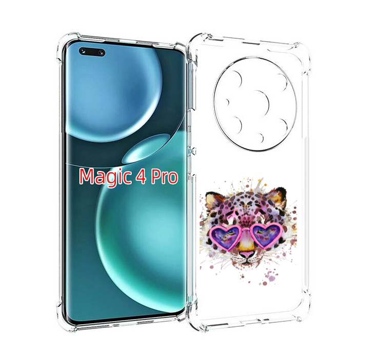 

Чехол MyPads модный леопард для Honor Magic4 Pro, Прозрачный, Tocco