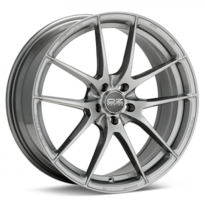 фото Диски r18 5x112 8j et35 d75 oz leggera hlt grigio corsa bright d-l