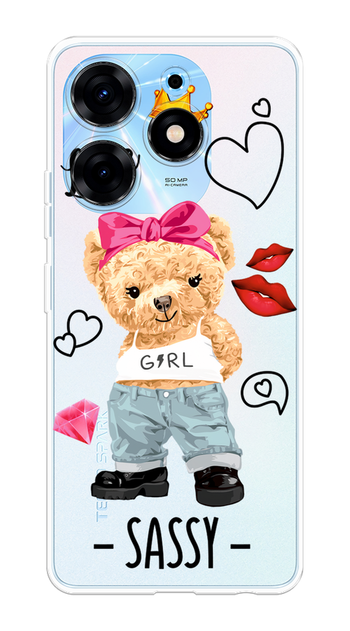 

Чехол на Tecno Spark 10 Pro "Sugar Mommy", Голубой;белый;розовый, 303750-6