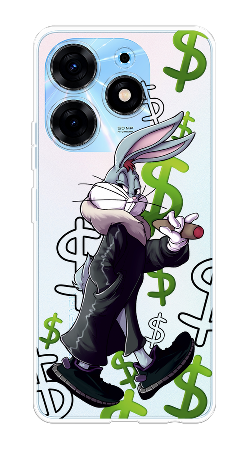 

Чехол на Tecno Spark 10 Pro "Rich Bugs Bunny", Зеленый;черный;голубой, 303750-6