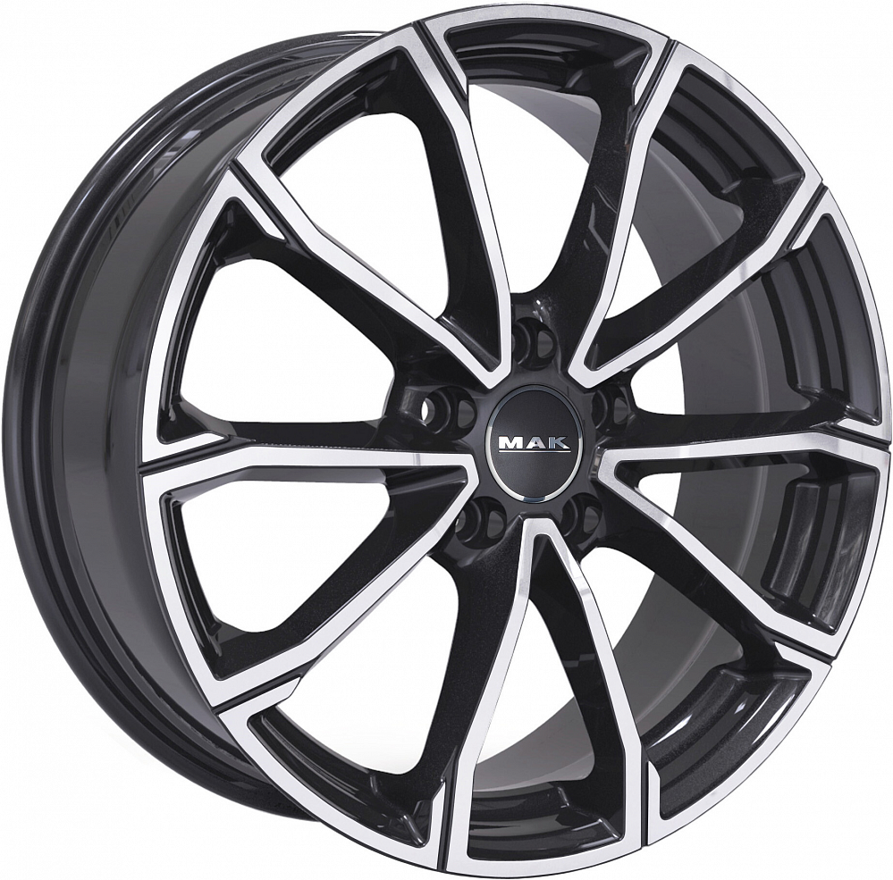 фото Диски r17 5x114,3 7j et50 d67,1 mak davinci black mirror