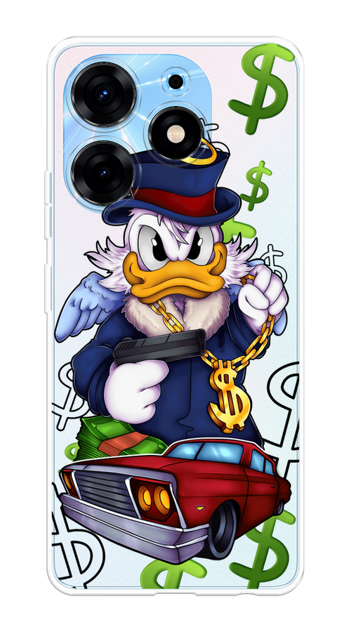 

Чехол на Tecno Spark 10 Pro "Scrooge McDuck with a Gold Chain", Красный;синий;белый, 303750-6