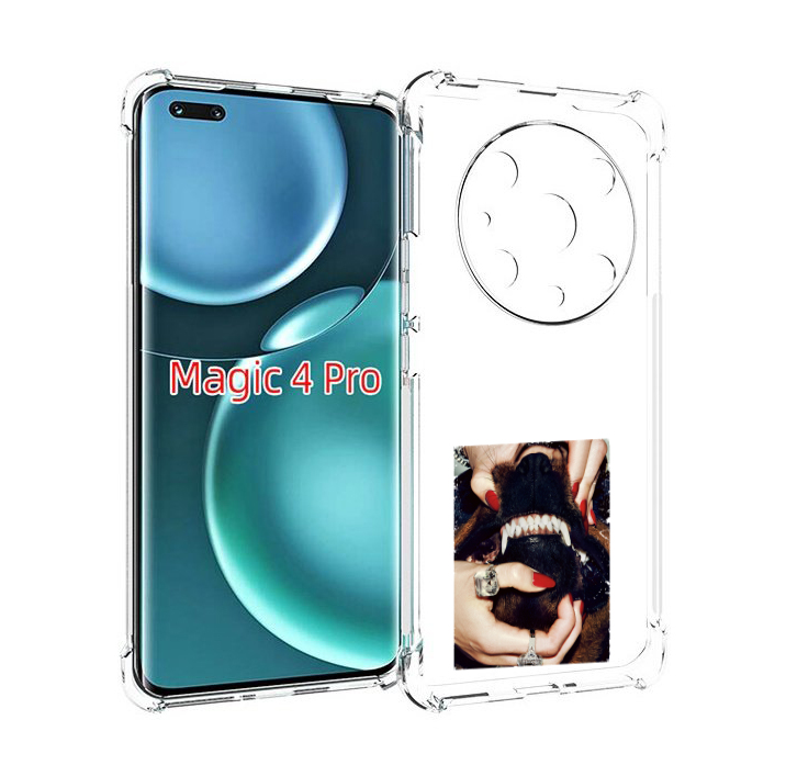 

Чехол MyPads маникюр для Honor Magic4 Pro, Прозрачный, Tocco