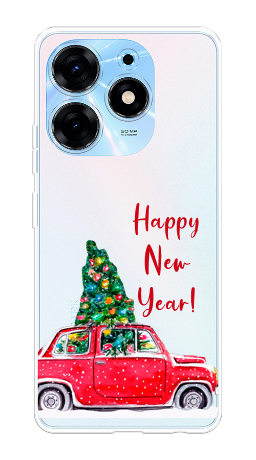 

Чехол на Tecno Spark 10 Pro "Happy New Year", Красный;зеленый, 303750-5