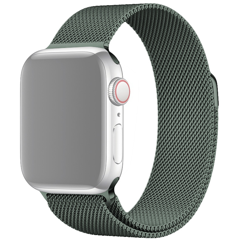 фото Ремешок innozone apwtms38-23 для apple watch 1-6/se 38/40 мм еловый зеленый