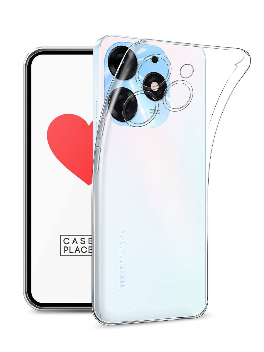 

Чехол на Tecno Spark 10 Pro/Текно Спарк 10 Про прозрачный, 303750-6
