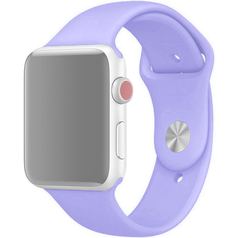

Ремешок для Apple Watch 1-6/SE силиконовый 38/40 мм InnoZone - Фиалковый (APWTSI38-86)