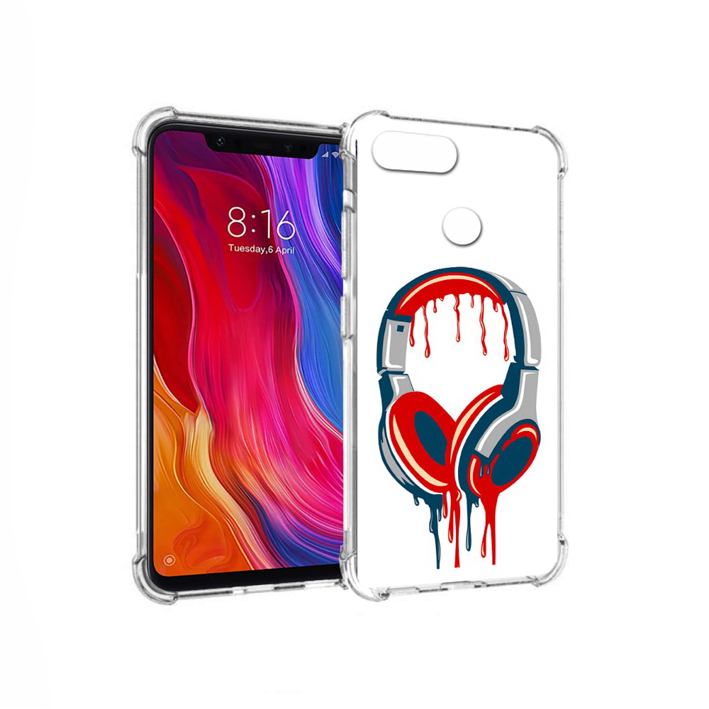 

Чехол MyPads Tocco для Xiaomi Mi 8 Lite не делай громко (PT119514.309.517), Прозрачный, Tocco