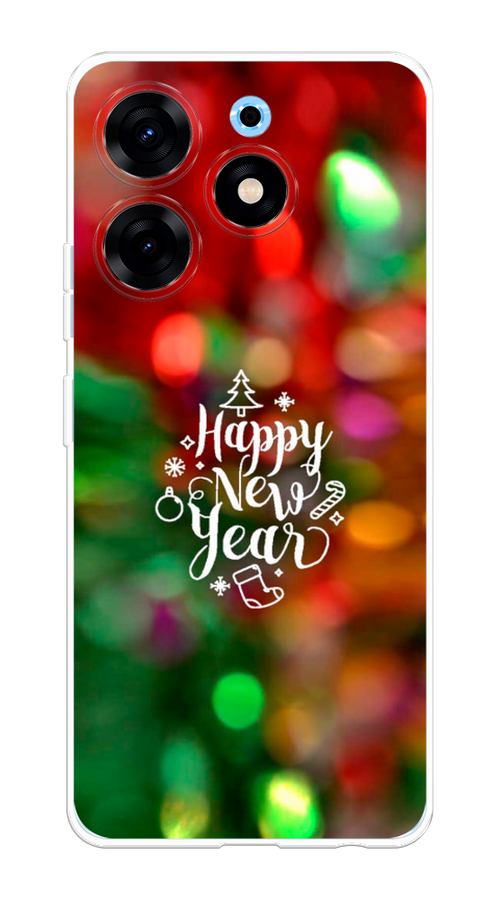 

Чехол на Tecno Spark 10 Pro "Новый Год на елке", Зеленый;красный;желтый, 303750-5