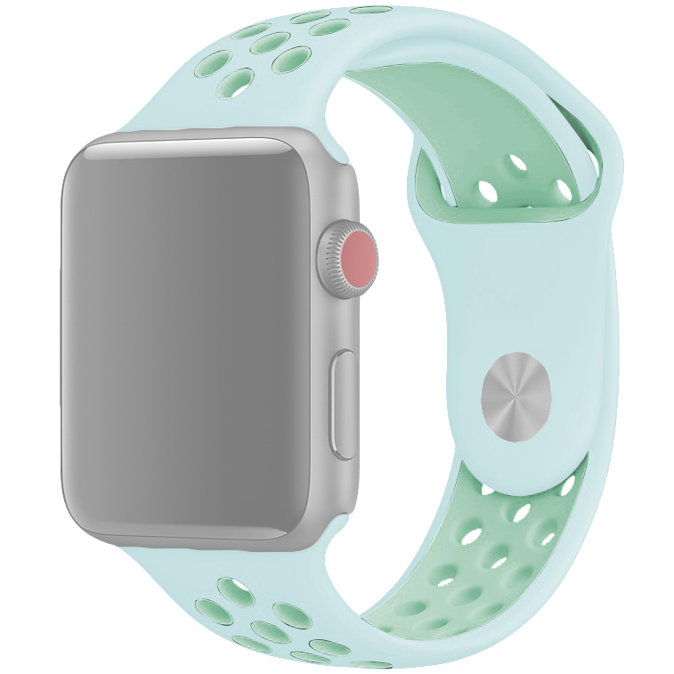 

Ремешок InnoZone APWTSIH42-40 для Apple Watch 1-6/SE 42/44 мм Светло-мятный/Зеленый