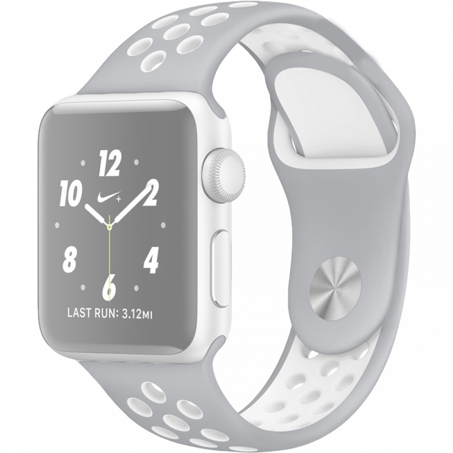 Ремешок InnoZone APWTSIH42-04 для Apple Watch 1-6/SE 42/44 мм Серый/Белый 600004228767 серый,  белый