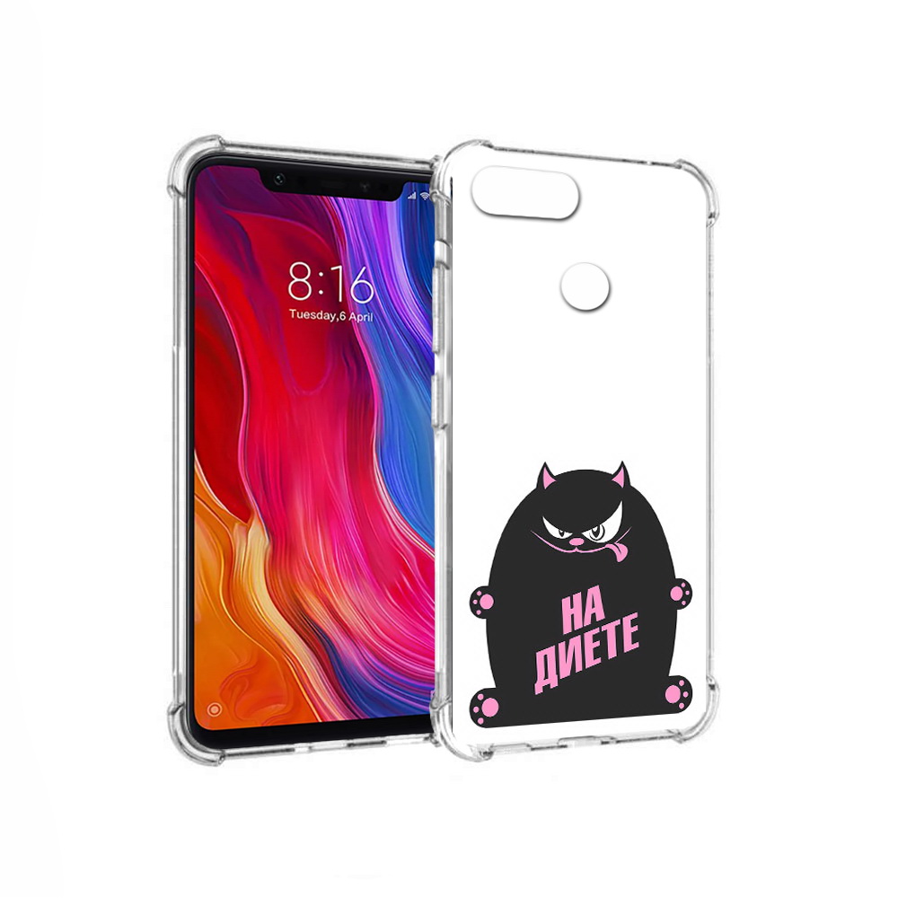 

Чехол MyPads Tocco для Xiaomi Mi 8 Lite на диете (PT119514.309.492), Прозрачный, Tocco