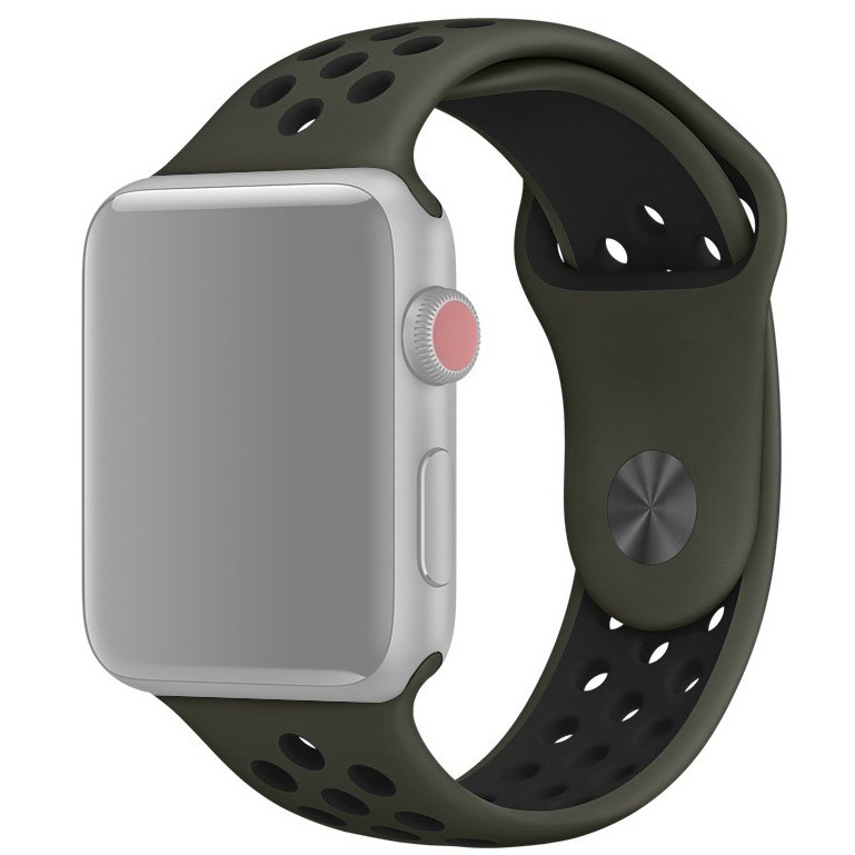 

Ремешок InnoZone APWTSIH42-26 для Apple Watch 1-6/SE 42/44 мм Темный Хаки