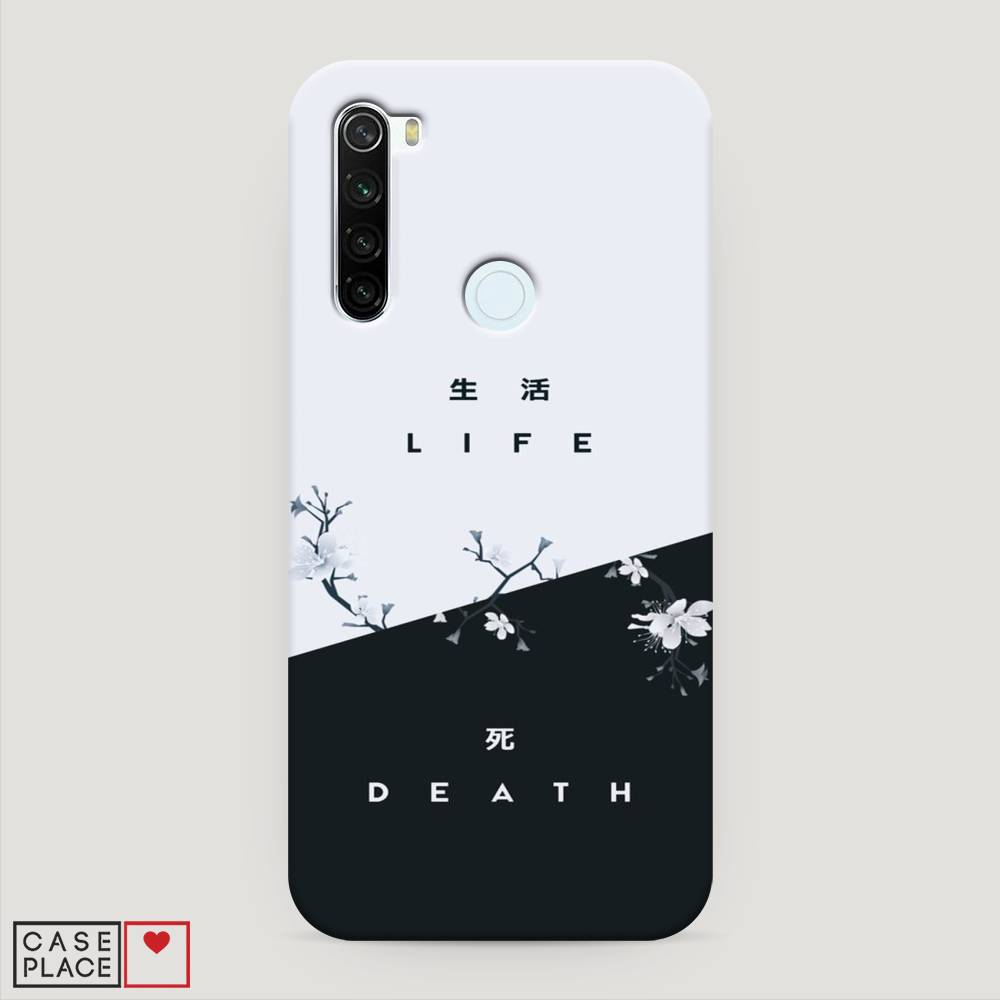 фото Пластиковый чехол "life and death" на xiaomi redmi note 8t awog