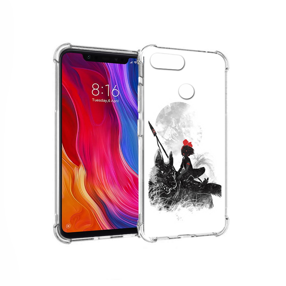 

Чехол MyPads Tocco для Xiaomi Mi 8 Lite мононоке (PT119514.309.481), Прозрачный, Tocco