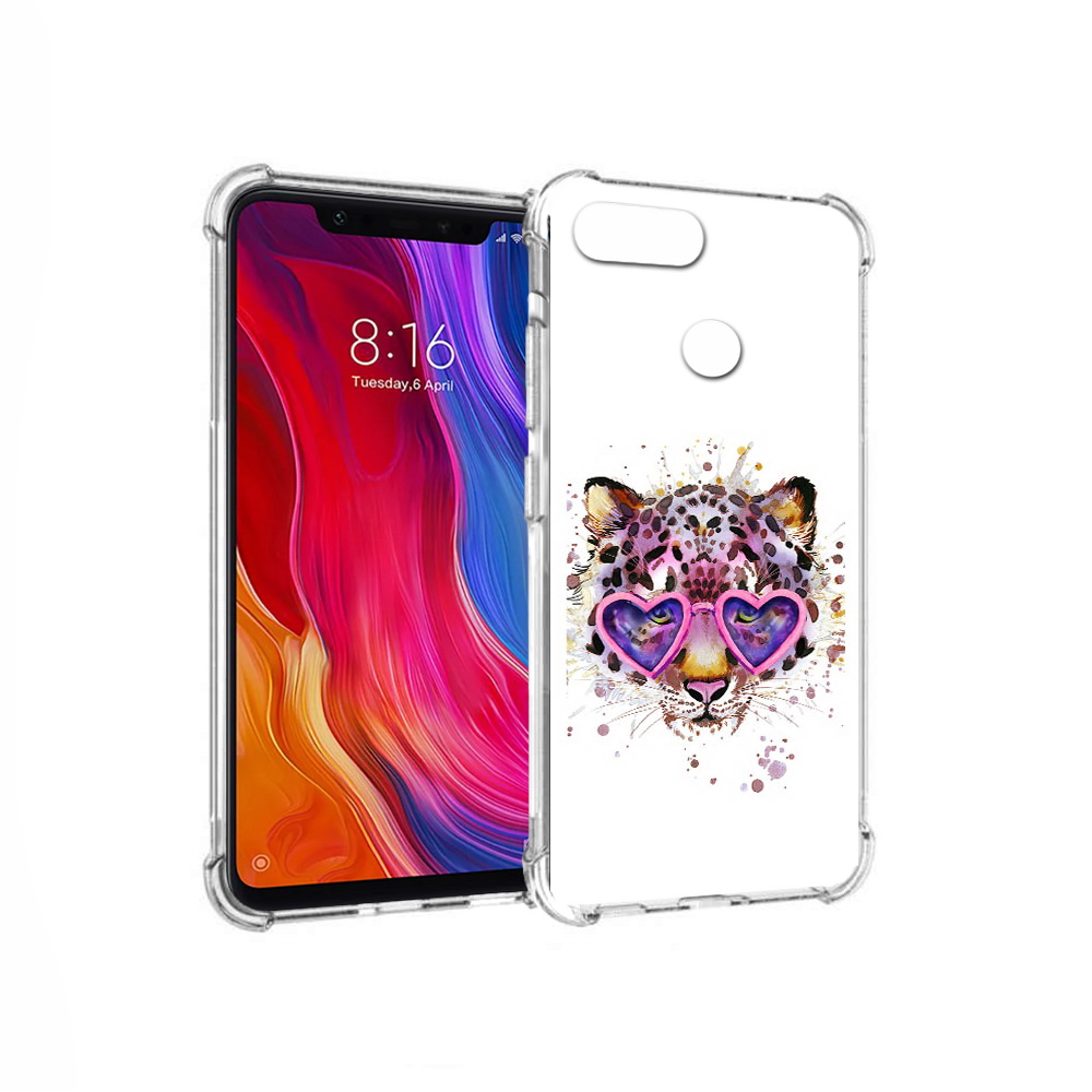 

Чехол MyPads Tocco для Xiaomi Mi 8 Lite модный леопард (PT119514.309.480), Прозрачный, Tocco