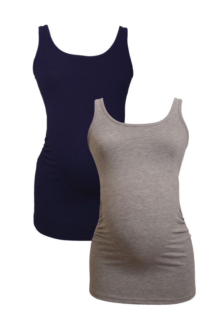

Майка для беременных женская Luvmabelly 58727 синяя XL (товары доставляются из-за рубежа), Синий, 58727